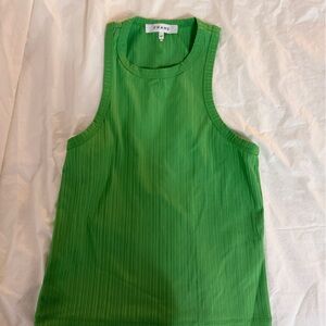 Frame Denim Vibrant Green Tank Top